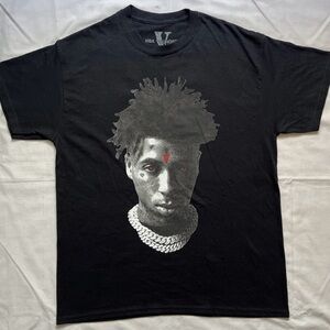 VLONE X NBA Young boy Reapers Child Black Graphic T-Shirt